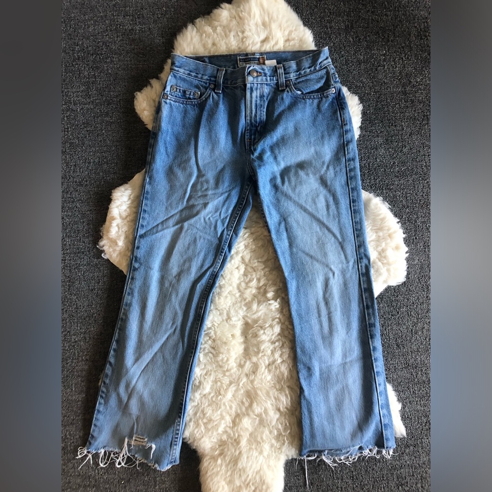 Old Navy frayed jeans